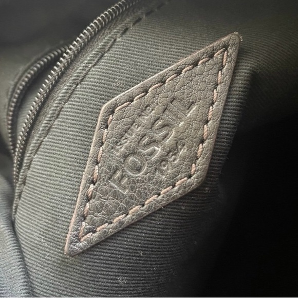 Black and Gold Fossil Shoulder Bag - Picture 7 of 11